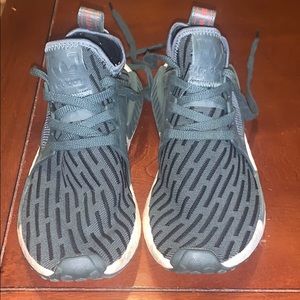 Army green Adidas Nmds